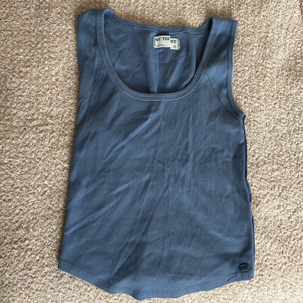 We The Free Slate Blue Tank Top